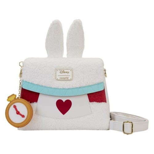 Sac A Bandouliere Loungefly - Disney - Alice Au Pays Des Merveilles Lapin Blanc