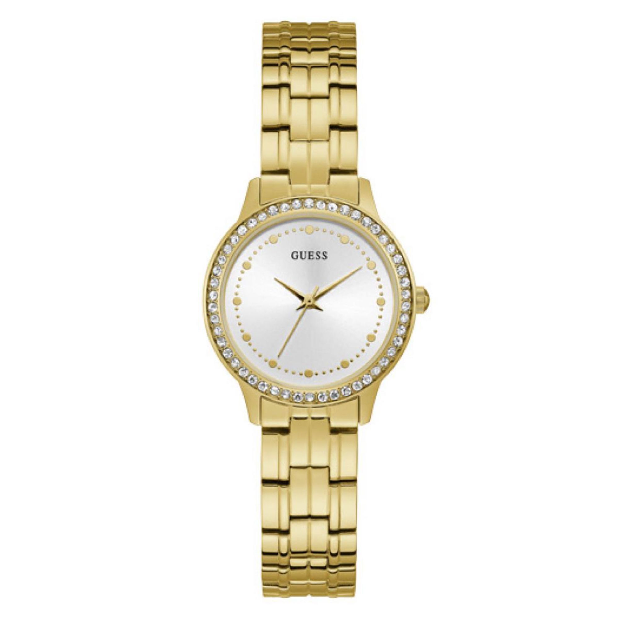 Montre Femme Guess Bracelet Acier Doré