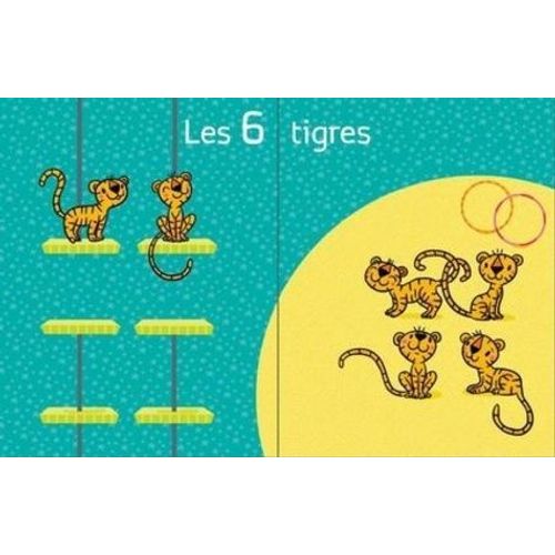 Albums À Calculer 3, 4, 5, 6, 7 Avec Les Animaux Du Cirque Ms-Gs