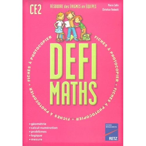 Défimaths Ce2 - Résoudre Des Énigmes En Équipes, Fiches À Photocopier