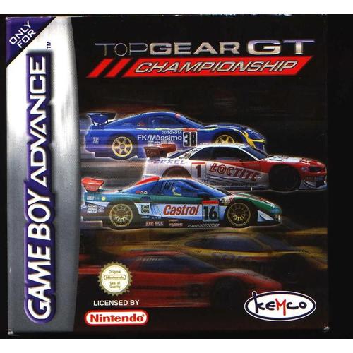 Top Gear Gt Championship Game Boy Advance