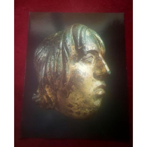Photo 235 X 295 Sur Papier Glacé Représentant : Statuette D'une Tête De Barbare Du 3e Siècle Après Jc. Musée Romain D'avenches