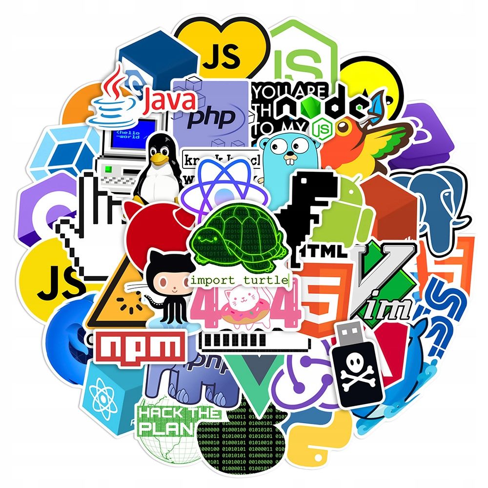 Autocollants Geek Pour Programmeur Java Internet, 200 PiCe... - 5