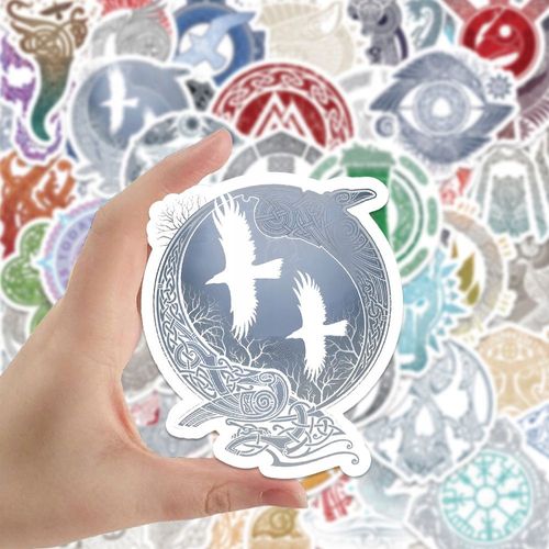 Autocollants Totem Gothique Myst¿¿Rieux, 200 Pi¿¿Ces, P¿¿Gatin,Aesthetic Couleurs Stickers, Imperm¿¿Able Vinyle Autocollant Pour Telephone Ordinateur Portable Macbook Scrapbooking