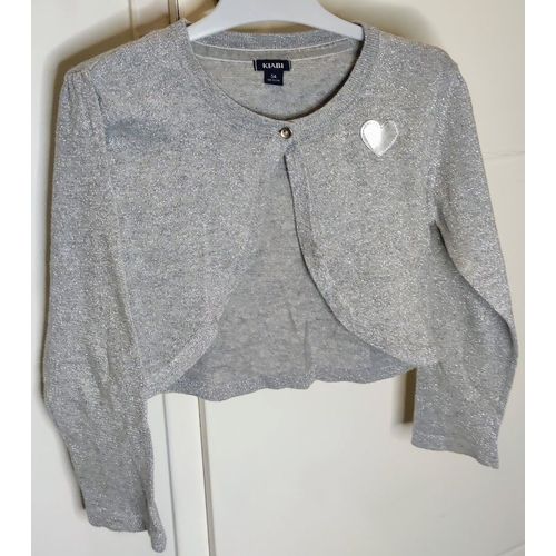 Gilet / Boléro Gris Kiabi - T5 Ans