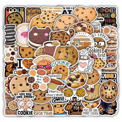 200 Pi¿¿Ces De Nourriture De Dessin Anim¿¿, P¿¿Pites De Chocolat, Cuisinier,Aesthetic Couleurs Stickers, Imperm¿¿Able Vinyle Autocollant Pour Telephone Ordinateur Portable Macbook Scrapbooking