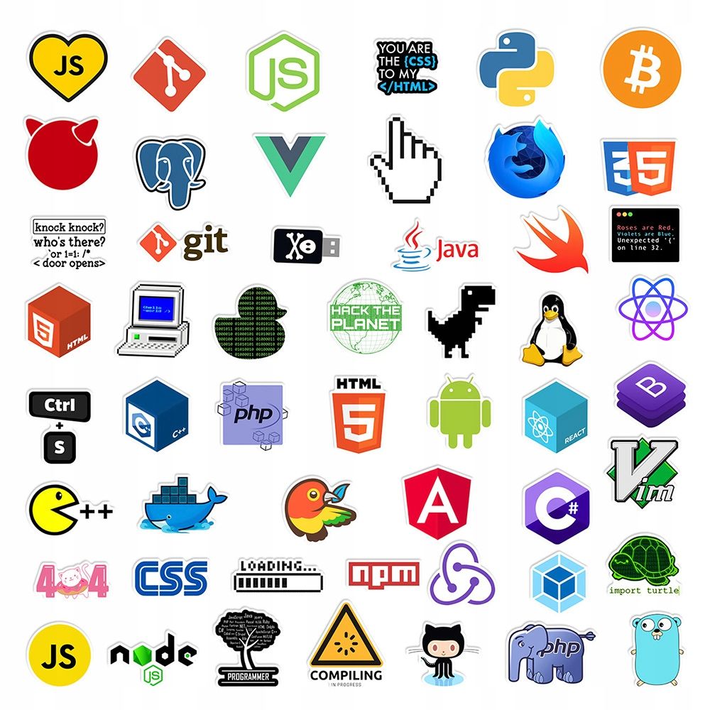 Autocollants De Programmation Java Geek Amusants, 200 PiCe... - 6