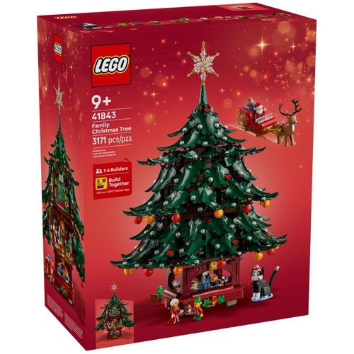 LEGO Saisonnier - Sapin de Noël à construire en famille - 41843