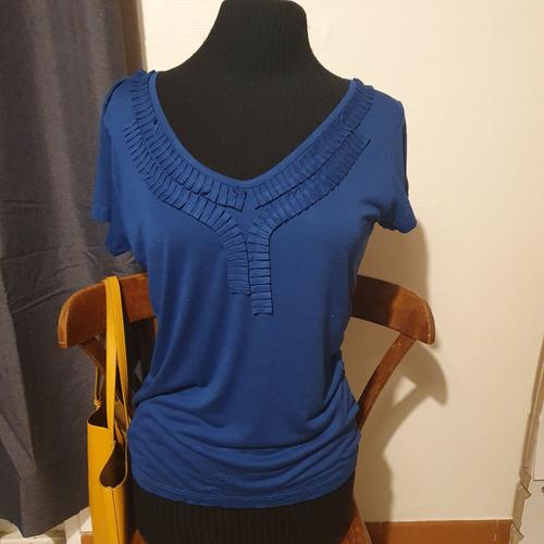 T- Shirt - Mexx - Taille L-Bleu