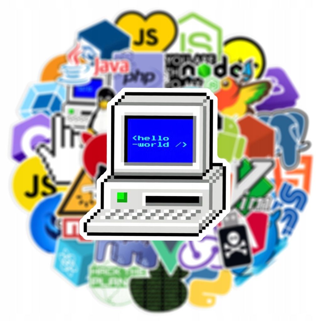 Autocollants Geek Pour Programmeur Java Internet, 200 PiCe... - 3