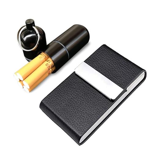 2 Pi¿¿Ces Etui Cigarette Vintage ¿¿Tui ¿¿ Cigarettes M¿¿Tal Bo?Te ¿¿ Cigarettes Femme Homme,Id¿¿Al Pour Ranger Cigarettes, Cartes De Visite, Capsules, Pi¿¿Ces De Monnaie