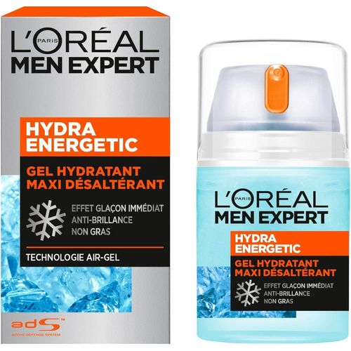 L'oréal Paris - Men Expert Hydra Energetic Gel Hydratant Maxi Désaltérant Visage Homme 50 Ml 