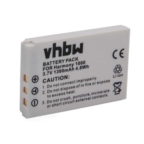 vhbw Batterie compatible avec Logitech Squeezebox Duet Controler télécommande remote control (1300mAh, 3,7V, Li-ion)