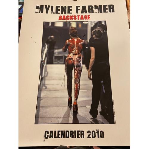 Calendrier Backstage 2010 - Mylène Farmer