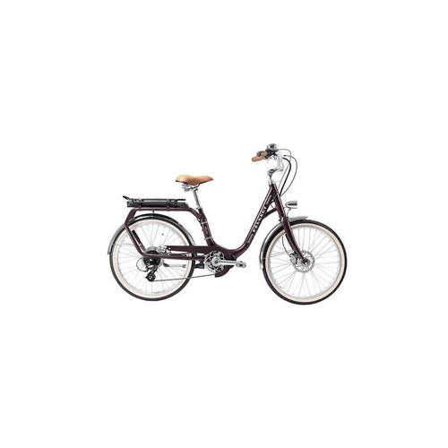 Vélo Électrique Peugeot Elc 01 24 Moteur Central 250 W Aubergine