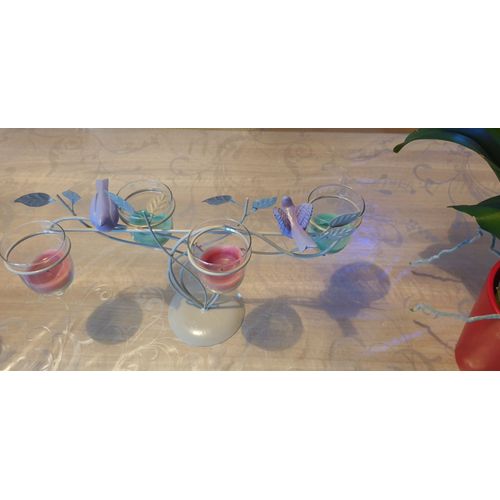 Chandelier sur pied 4 branches