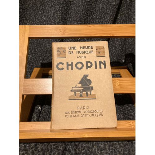 Louis Schneider Une Heure De Musique Avec Chopin Livre Poche 1930 Éditions Cosmopolites