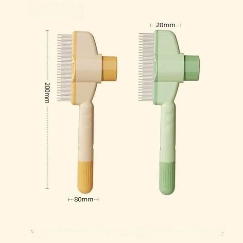 Peigne De Toilettage Pour Chats,Accessoires Pour Chats,Brosse À Poils D'animaux,Outil D'auto-Nettoyage Pour Éliminer Les Noeuds Et Les Poils Flottants Efficacement.Mixed Colors-2pcs.