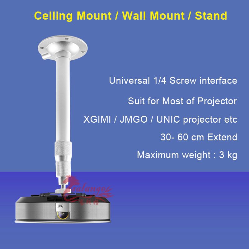 30-60 cm - Adjustable 360 Degree projector bracket for ceili... - 3
