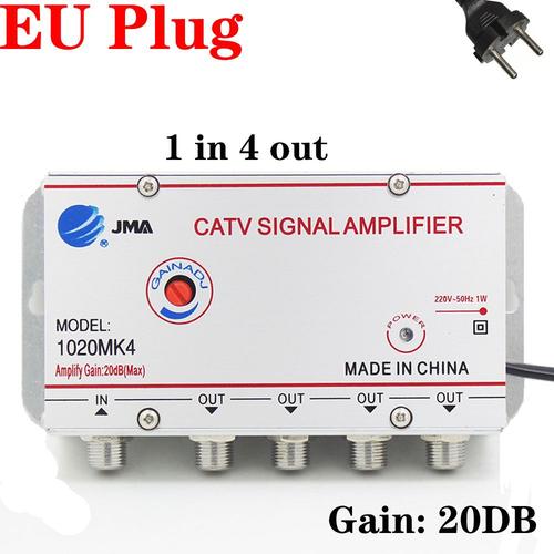 Plug - Amplificateur de signal TV numérique par câble, équipement TV applicable à la télévision par câble analogique/numérique/onde de sol/antenne extérieure