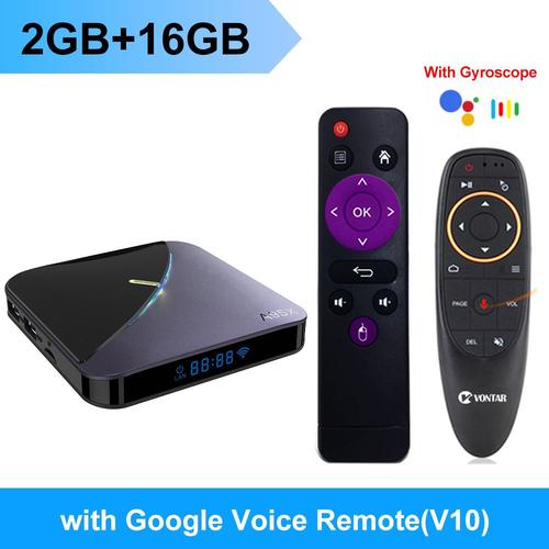 2 Go16 Go V10 - Boîtier Smart TV A95X F3 Air II, Android 11, Amlogic S905Y4,Pk H96 Max V11