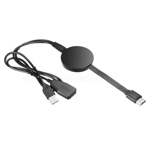 noir - Câble miroir Wi-Fi sans fil vers TV, adaptateur compatible HDMI, dongle d'affichage 2.4 P, 1080G, 1080P, iPhone, Samsung, Huawei, Android