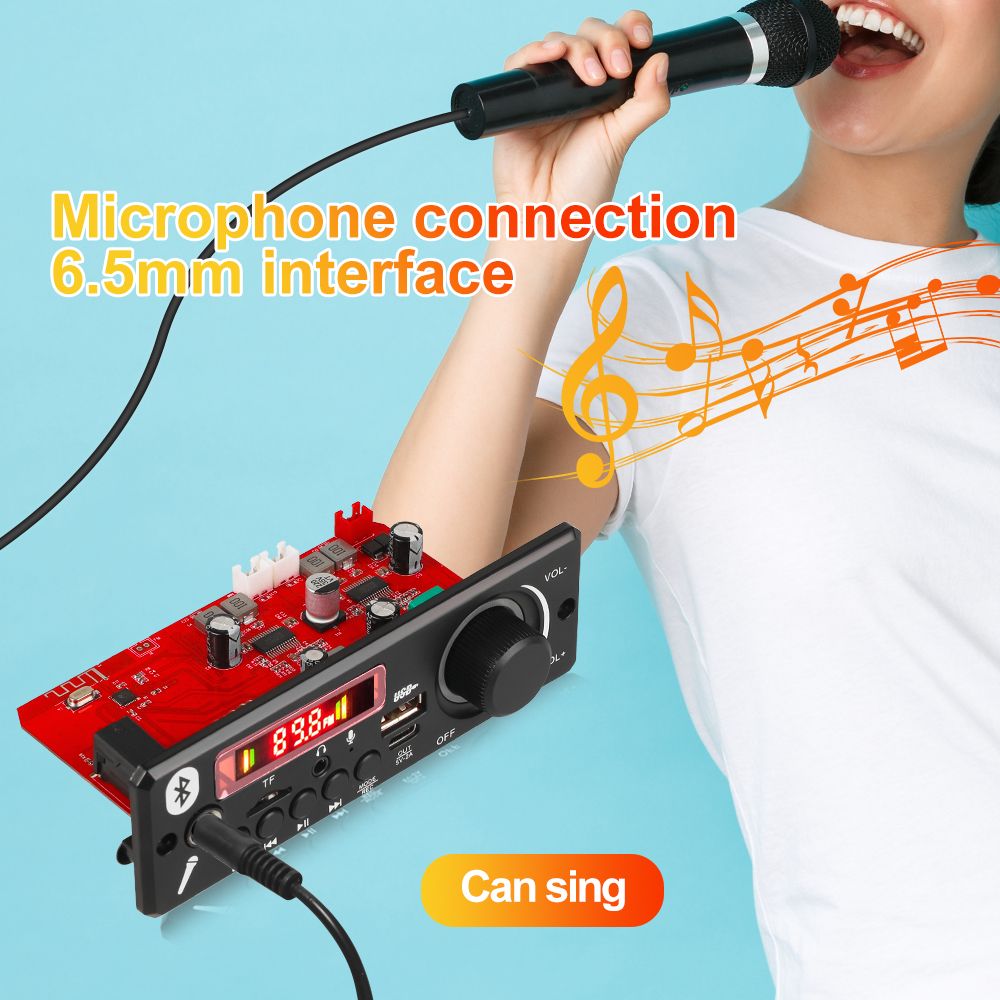 Petite tlcommande - Carte dcodeur MP3 Bluetooth 5.0 pour ... - 3