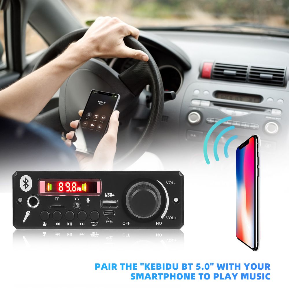 Petite tlcommande - Carte dcodeur MP3 Bluetooth 5.0 pour ... - 5