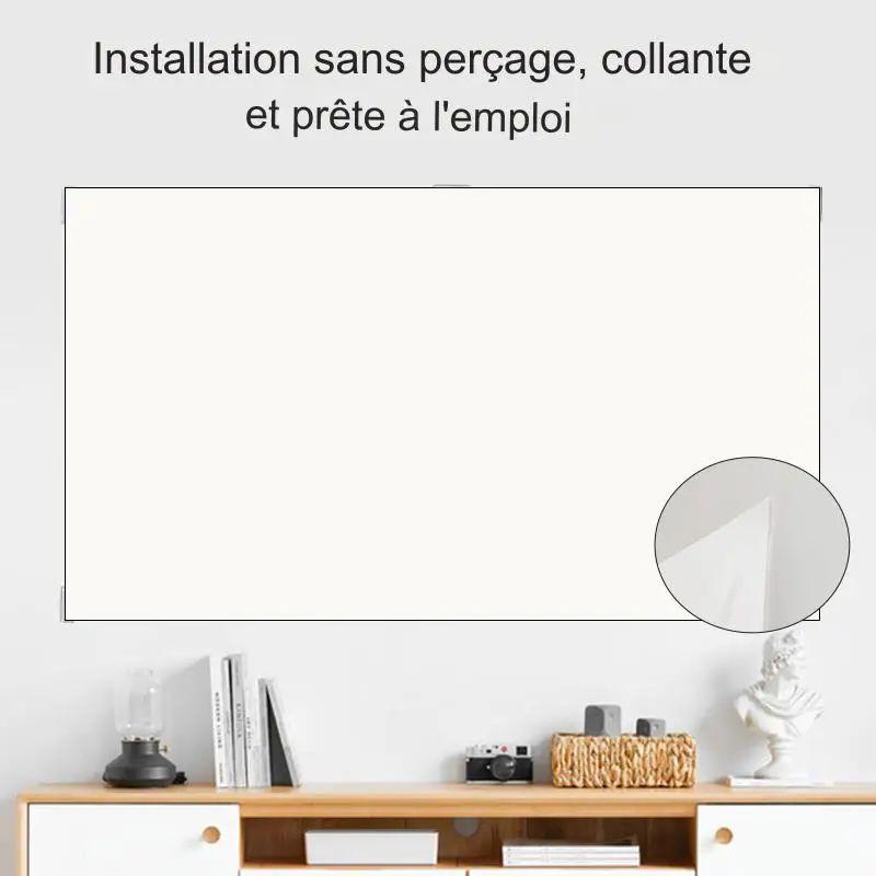 130 pouces - cran de projection, grille blanche, anti-lumi... - 7