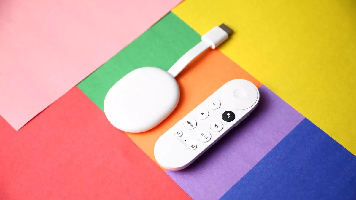 Chromecast 4 blanc - Google Chromecast 4 TV avec Google TV, ... - 4