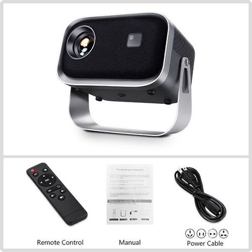 A003 - Mini budgétaire portable A003, Wi-Fi, Full HD 1080P, 4K, MoMarkets, Home Cinéma, LED, 3D, Ginger, DiviAndroid, IOS