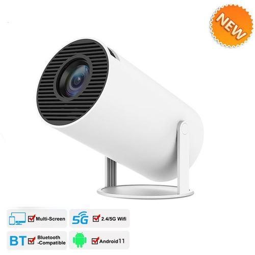 Version Android - Projecteur intelligent HY300, WiFi BTpig 200ANSI, 1280x720, DiviSAMSUNG, Android iPhone, Écran LED, Home Cinéma, Vidéo 1080P 4K