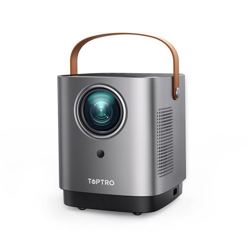 Toptro Tr23 - Projecteur portable TR23, Wi-Fi 5G, Bluetooth, 9500 lumens, 1080P, cinéma maison pris en charge, budgétaire extérieur, anti-poussière