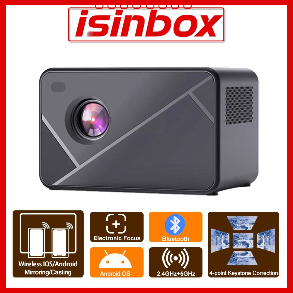1 Go-8 Go - Projecteur Android 1080P, Bluetooth, WIFI, pour ... - 2