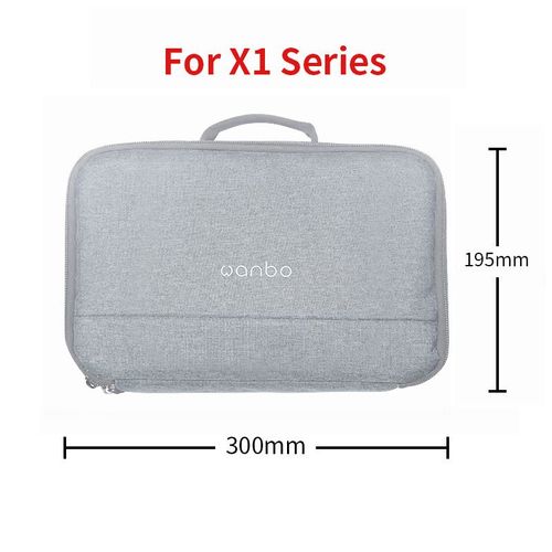 pour la série x1 - Sac de voyage pour budgétaire Wanbo, étui de protection portable, rangement pour budgétaire T2, R Max, bronchT6, Max T6R, Max, Mini Beamer