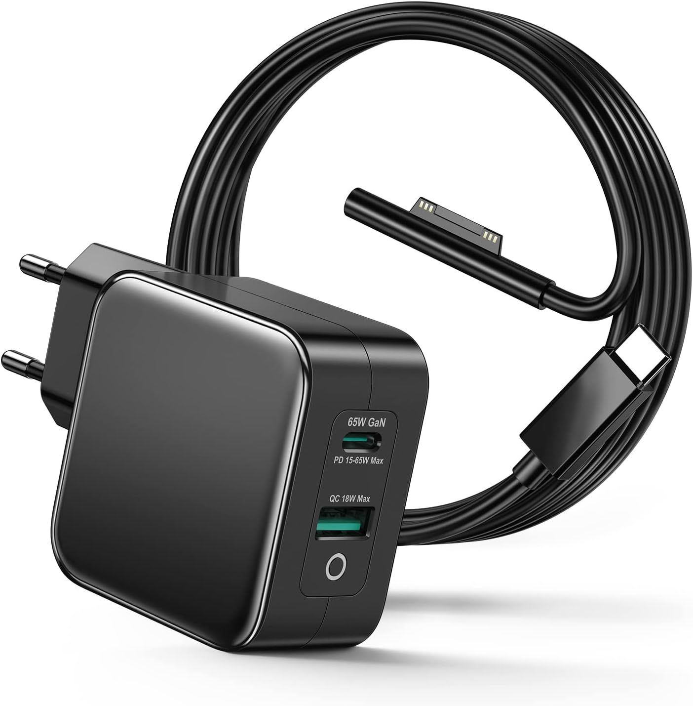 Chargeur Surface 65W Chargeur Microsoft Surface Pro Pour Surface Pro