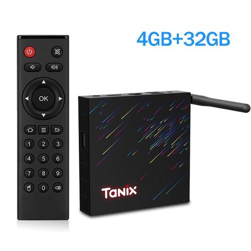 TX68-4G32G - Tanix Cruc68 Android 12 TV Box, Allwinner H618, 2 Go, 4 Go de RAM, BT 183, 3D, 2.4G et 5G, Wifi, 4K HDR Media First Set, Top Box