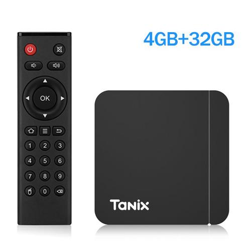 TANIX-W2-4G32G - W2 Smart TV Box, Amlogic S905W2, Android 11,H.disparates, 3D, AV1, BT, 2.4G, 5G, Wifi, 4K, HD Media First Set, Topbox