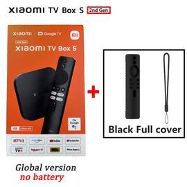 Ajouter une couverture complète noire - Xiaomi-Mi Smart Box S IPTV, version  globale, 2 Go, 8 Go, Dolby Vision, HDR10 +, assistant Google, Ultra HD, bt  stimule, 2nd Isabel, 4K