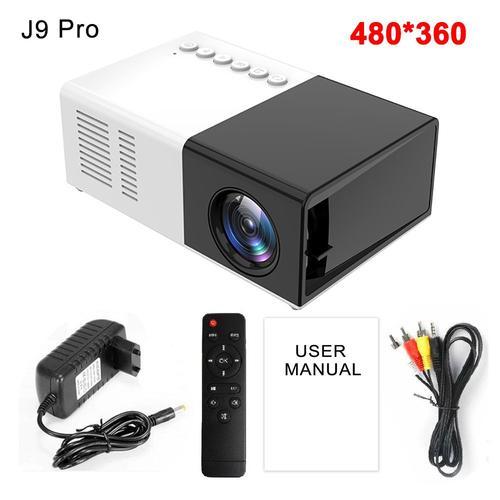 Noir YG300 YG310 LED Portable Projector 400-600LM 3.5mm Audio 320x240 Pixels YG-300 HDMI USB Mini Projector Home Media Player