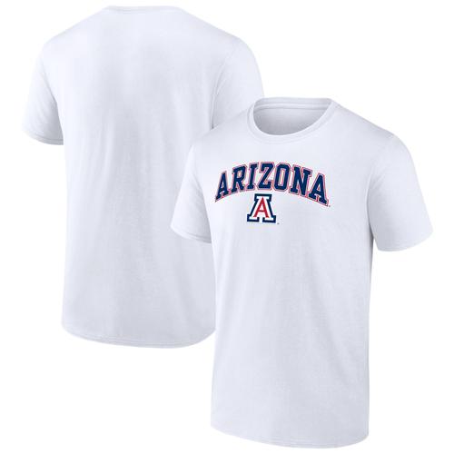 T-Shirt Blanc Pour Homme Fanatics Branded Arizona Wildcats Campus
