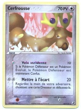 Pokemon Francaise Forces Cachées Rare N° 32/115 Cerfrousse