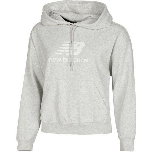 French Terry Stacked Logo Sweat À Capuche Femmes - Gris