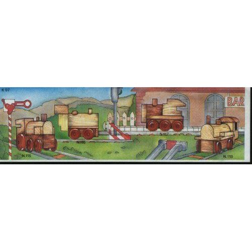 Kinder En Bois : Collection Locomotives 'holzdampfloks' : Locomotive K97n117 (Locomotive N°3)