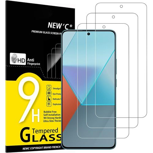 Lot De 3, Verre Trempé Pour Xiaomi Redmi Note 13 Pro 5g/4g, (Non Compatible Redmi Note 13 Pro+) Protection Efficace Contre Les Rayures -Ultra Résistant -Hd Ultra Transparent- Dureté 9h Glass