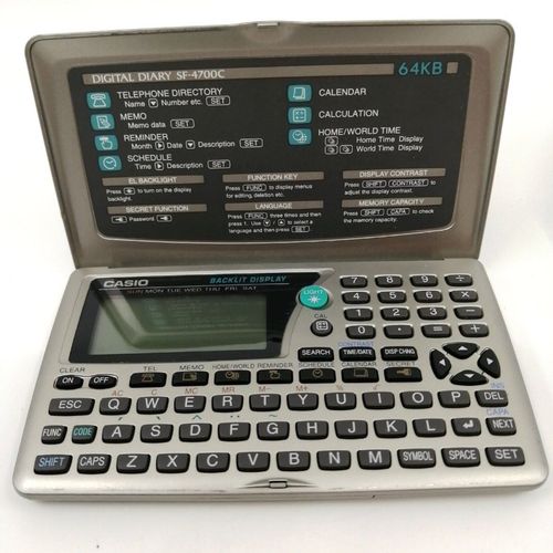 Casio digital diary SF-4700C 64KB organisateur électronique