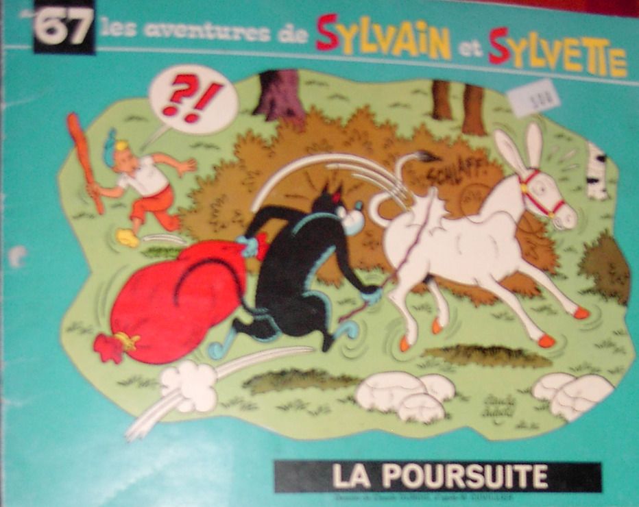 Les Aventures De Sylvain Et Sylvette N° 67  La Poursuite