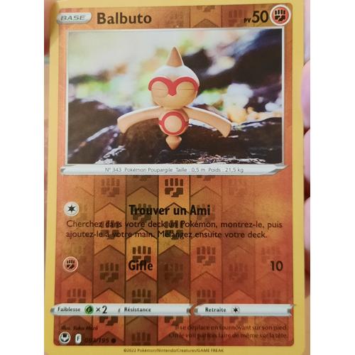 Balbuto Reverse - Pokémon - Set Tempête Argentée - 093/195 - Eb12 - Française