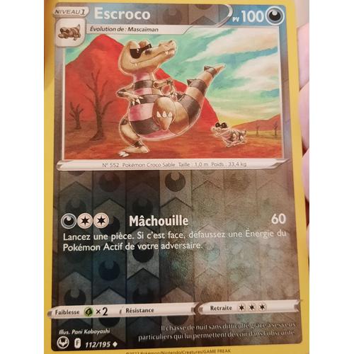 Escroco Reverse - Pokémon - Set Tempête Argentée - 112/195 - Eb12 - Française