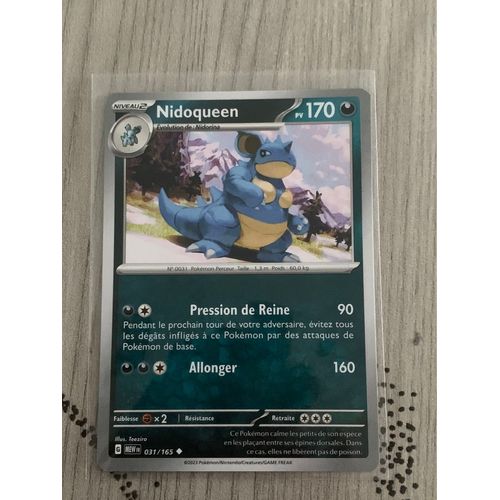 Carte Pokémon Nidoqueen-031/165-Ev3,5 New 151